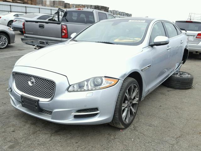 SAJWA2GE1BMV20662 - 2011 JAGUAR XJL SUPERC SILVER photo 2