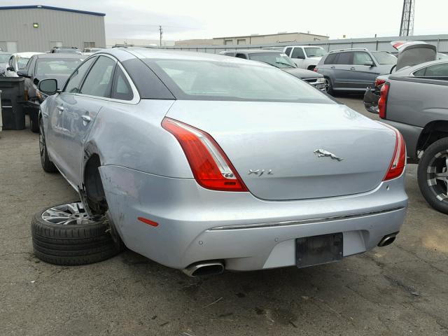 SAJWA2GE1BMV20662 - 2011 JAGUAR XJL SUPERC SILVER photo 3