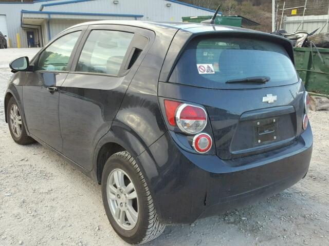 1G1JA6SH0C4136173 - 2012 CHEVROLET SONIC LS 黑色 照片 3