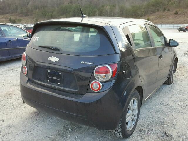 1G1JA6SH0C4136173 - 2012 CHEVROLET SONIC LS 黑色 照片 4