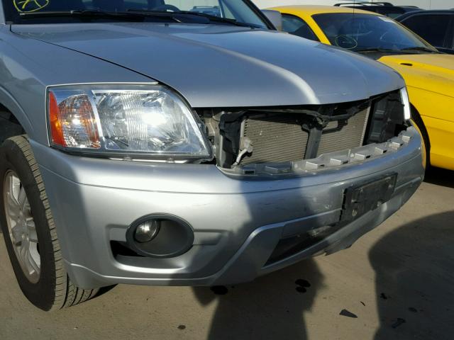 4A4JN2AS0BE029708 - 2011 MITSUBISHI ENDEAVOR L SILVER photo 9