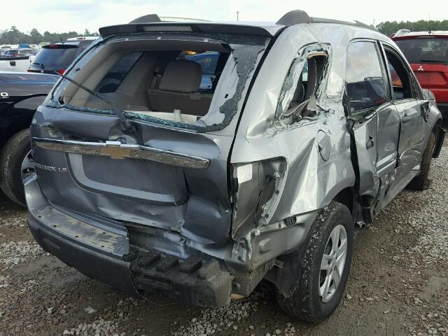 2CNDL13FX56116556 - 2005 CHEVROLET EQUINOX LS GRAY photo 4