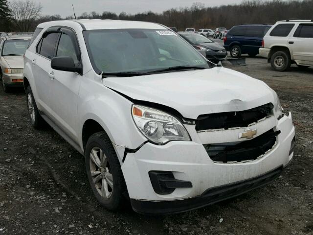 2GNFLCEK0C6155969 - 2012 CHEVROLET EQUINOX LS WHITE photo 1