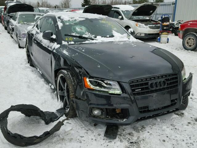 WAUDK68T49A048781 - 2009 AUDI A5 QUATTRO BLACK photo 1