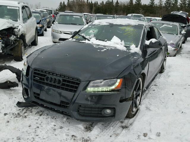 WAUDK68T49A048781 - 2009 AUDI A5 QUATTRO BLACK photo 2