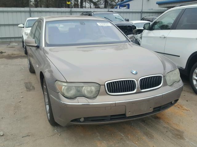 WBAGN634X3DR13893 - 2003 BMW 745 LI BEIGE photo 9