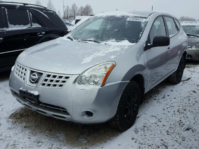 JN8AS58V28W101890 - 2008 NISSAN ROGUE S SILVER photo 2