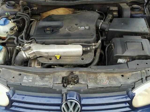 9BWDE61J644003793 - 2004 VOLKSWAGEN GTI BLUE photo 7