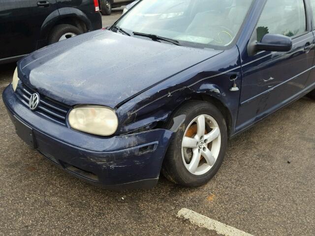 9BWDE61J644003793 - 2004 VOLKSWAGEN GTI BLUE photo 9