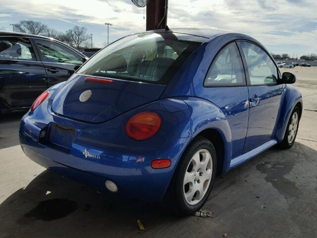 3VWCP21CX2M456890 - 2002 VOLKSWAGEN NEW BEETLE BLUE photo 4