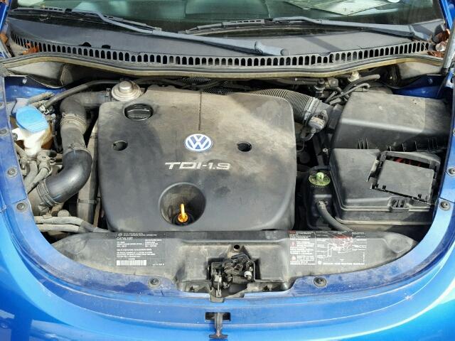 3VWCP21CX2M456890 - 2002 VOLKSWAGEN NEW BEETLE ლურჯი ფოტო 7