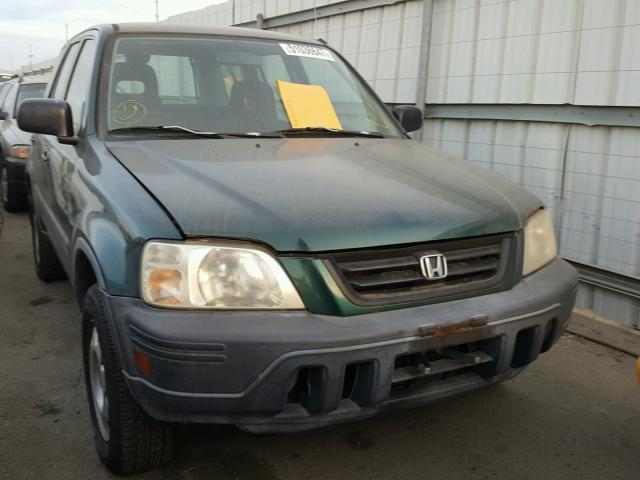 JHLRD18461S008640 - 2001 HONDA CR-V LX GREEN photo 1