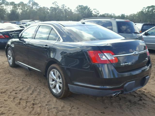 1FAHP2EW7BG156222 - 2011 FORD TAURUS SEL BLACK photo 3