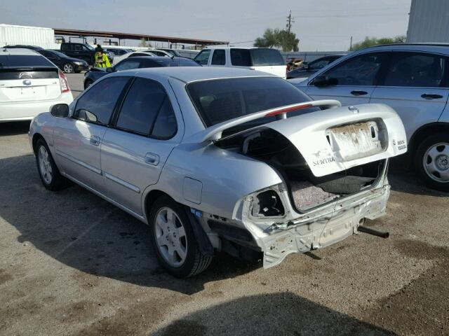 3N1CB51D25L454222 - 2005 NISSAN SENTRA 1.8 SILVER photo 3