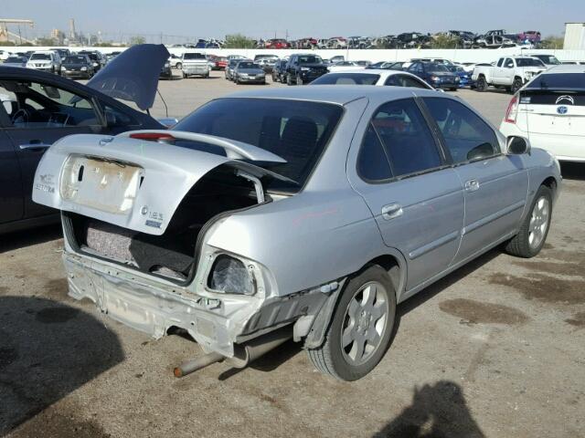 3N1CB51D25L454222 - 2005 NISSAN SENTRA 1.8 SILVER photo 4