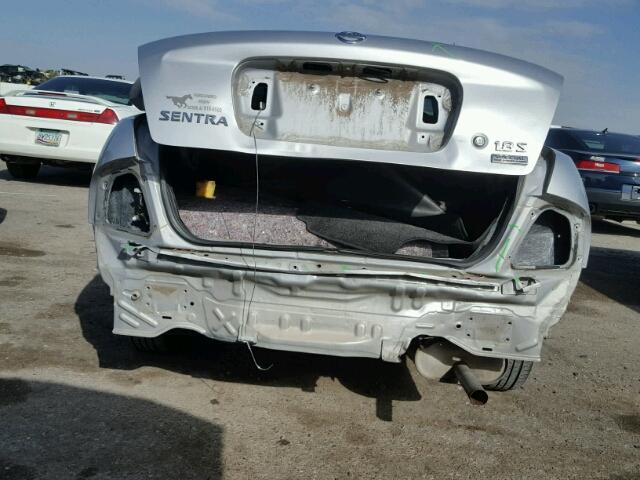 3N1CB51D25L454222 - 2005 NISSAN SENTRA 1.8 SILVER photo 9