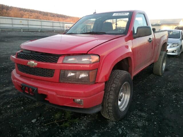 1GCDT149688165393 - 2008 CHEVROLET COLORADO RED photo 2