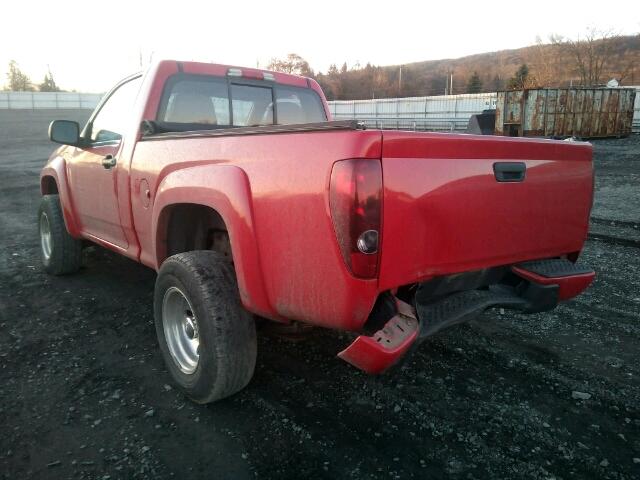 1GCDT149688165393 - 2008 CHEVROLET COLORADO RED photo 3