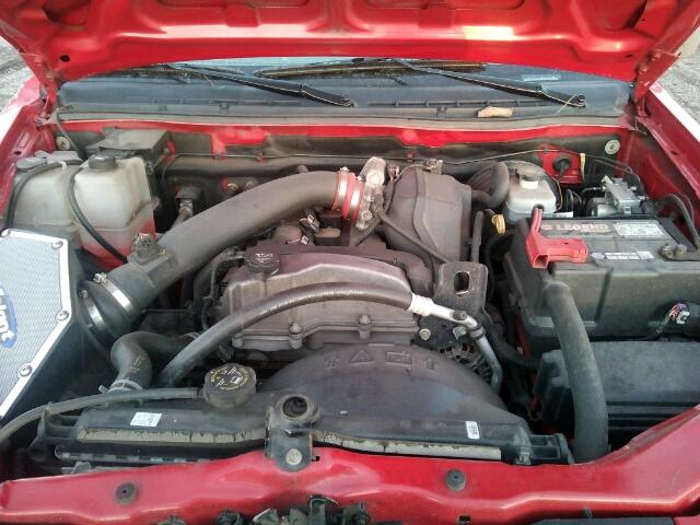 1GCDT149688165393 - 2008 CHEVROLET COLORADO RED photo 7