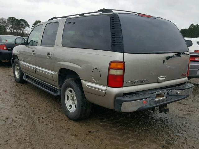 3GKEC16T41G266644 - 2001 GMC YUKON XL C TAN photo 3