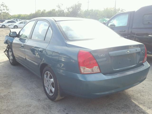 KMHDN46D66U234368 - 2006 HYUNDAI ELANTRA GL BLUE photo 3