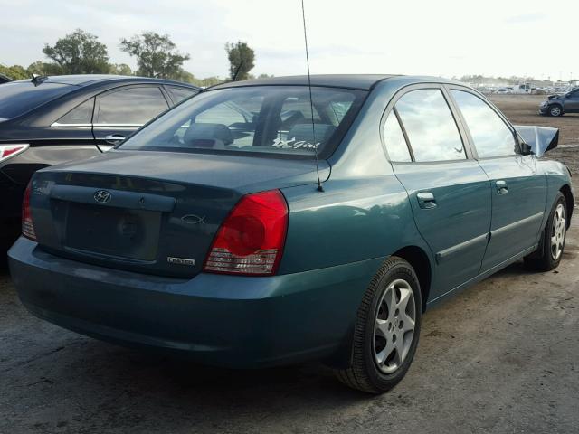 KMHDN46D66U234368 - 2006 HYUNDAI ELANTRA GL BLUE photo 4