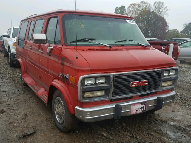 2GDEG25K9P4505471 - 1993 GMC RALLY WAGO RED photo 1