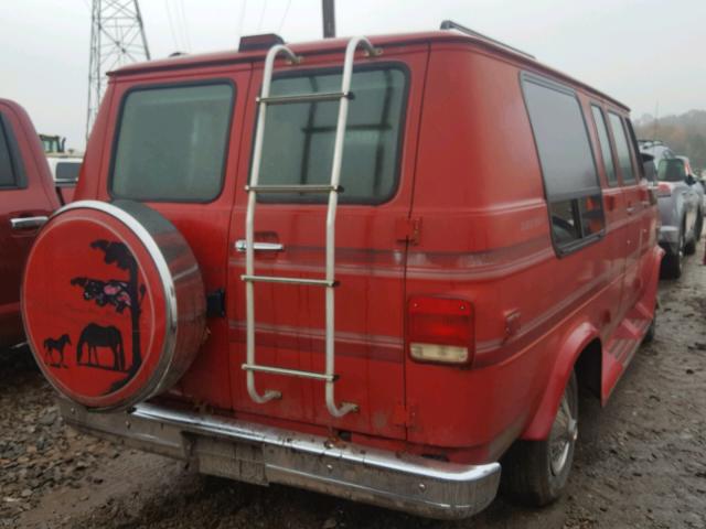 2GDEG25K9P4505471 - 1993 GMC RALLY WAGO RED photo 4