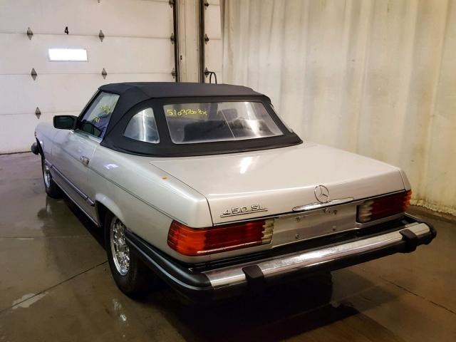 10704412035173 - 1976 MERCEDES-BENZ 450SL SILVER photo 3