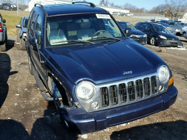 1J4GL58K26W272736 - 2006 JEEP LIBERTY LI BLUE photo 1