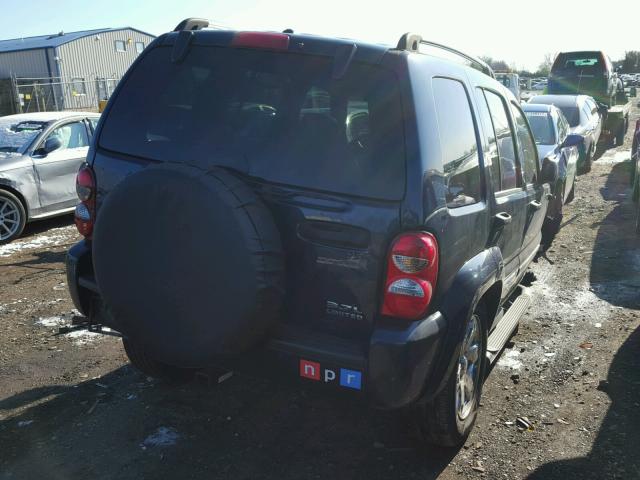 1J4GL58K26W272736 - 2006 JEEP LIBERTY LI BLUE photo 4