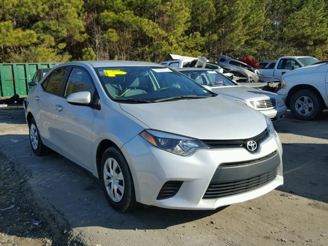 2T1BURHE2GC689430 - 2016 TOYOTA COROLLA L SILVER photo 1