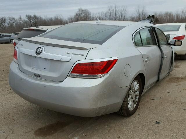 1G4GD5ER2CF197922 - 2012 BUICK LACROSSE P SILVER photo 4