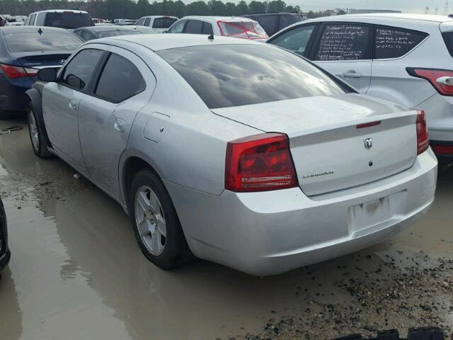 2B3KA43R08H259958 - 2008 DODGE CHARGER GRAY photo 3