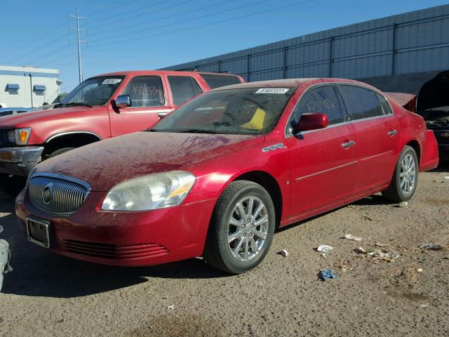 1G4HD57M69U148264 - 2009 BUICK LUCERNE CX RED photo 2