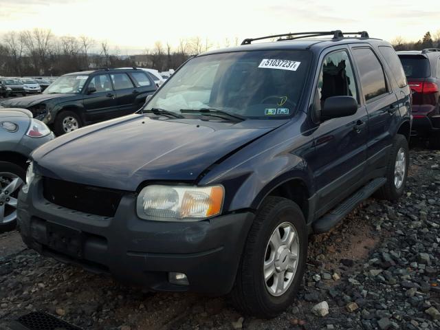 1FMYU93193KD19515 - 2003 FORD ESCAPE XLT BLUE photo 2