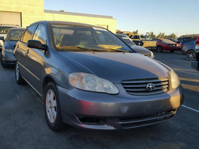 1NXBR32E33Z179393 - 2003 TOYOTA COROLLA CE GRAY photo 1