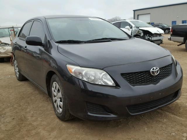 1NXBU40E79Z057149 - 2009 TOYOTA COROLLA BA BLACK photo 1