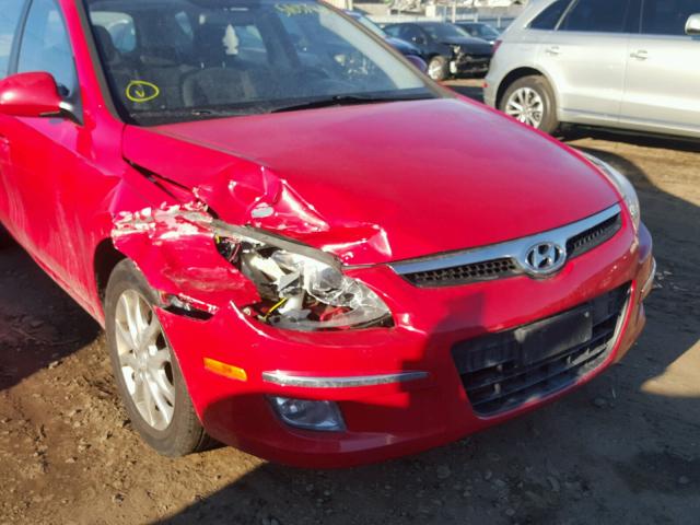 KMHDC86E69U038747 - 2009 HYUNDAI ELANTRA TO RED photo 9