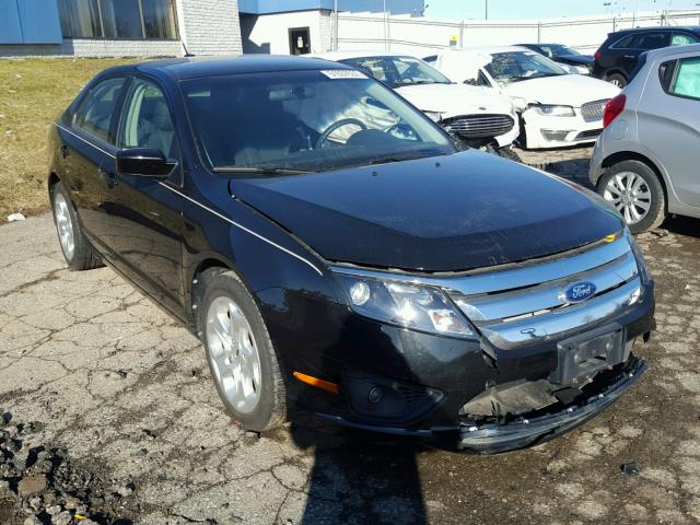 3FAHP0HA1BR112875 - 2011 FORD FUSION SE BLACK photo 1