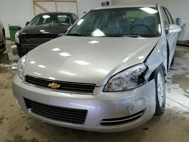 2G1WT58N489105620 - 2008 CHEVROLET IMPALA LT SILVER photo 2