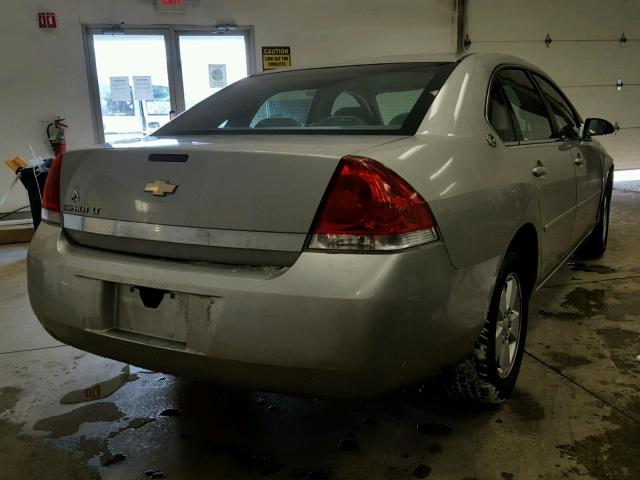 2G1WT58N489105620 - 2008 CHEVROLET IMPALA LT SILVER photo 4