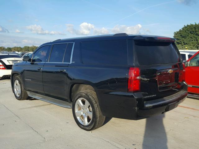 1GNSCKKC7FR274942 - 2015 CHEVROLET SUBURBAN C BLACK photo 3