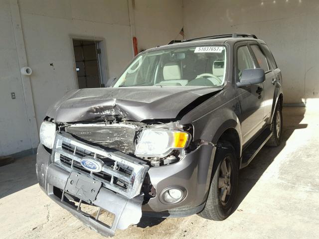 1FMCU0D7XAKB89072 - 2010 FORD ESCAPE XLT GRAY photo 2