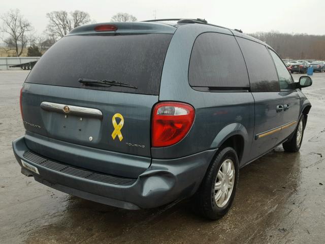 2A4GP54L66R911552 - 2006 CHRYSLER TOWN & COU BLUE photo 4