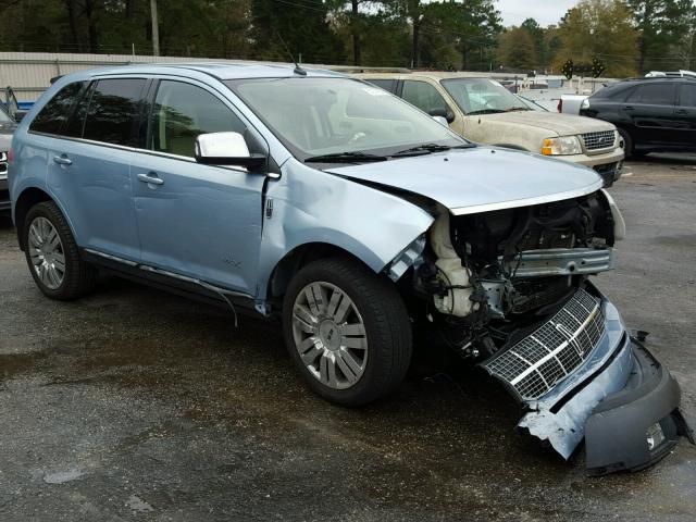 2LMDU68C98BJ15102 - 2008 LINCOLN MKX BLUE photo 9