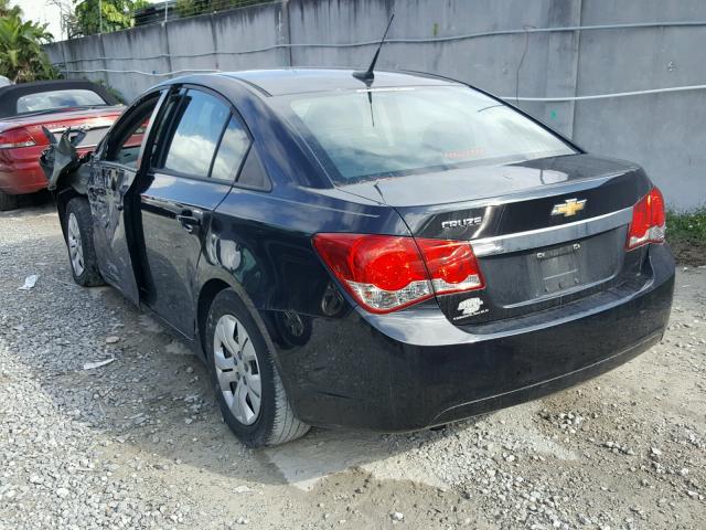 1G1PA5SGXE7219848 - 2014 CHEVROLET CRUZE LS CHARCOAL photo 3