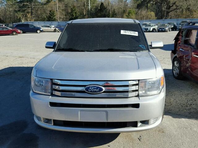 2FMGK5CC5CBD06556 - 2012 FORD FLEX SEL SILVER photo 10