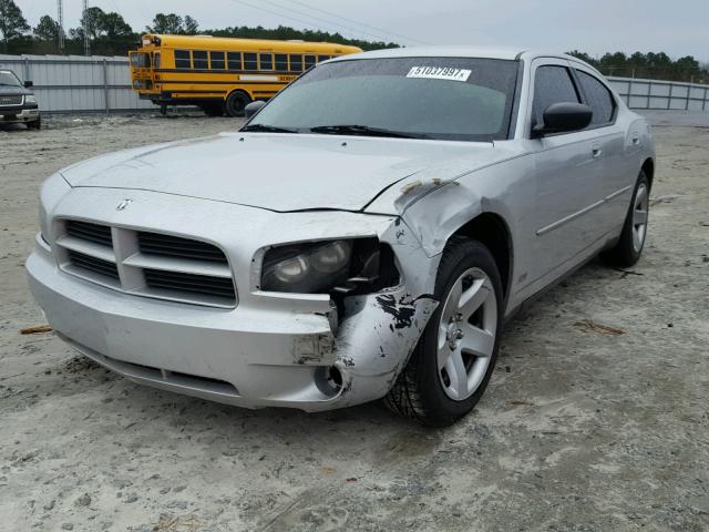 2B3KA43T89H598416 - 2009 DODGE CHARGER SILVER photo 2