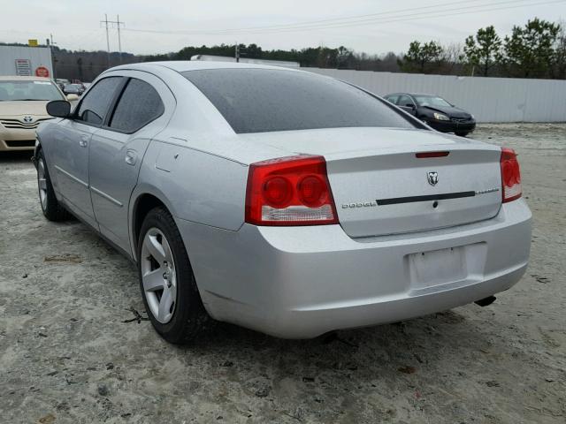 2B3KA43T89H598416 - 2009 DODGE CHARGER SILVER photo 3